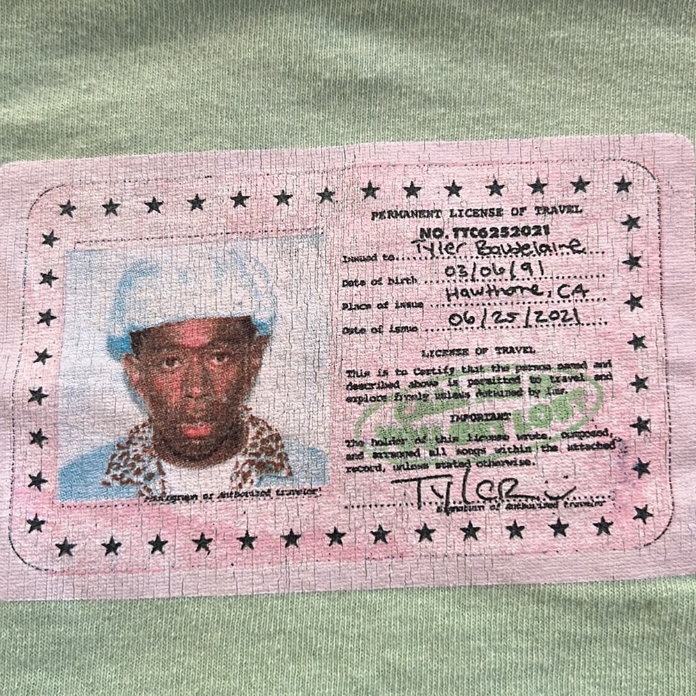 Tyler the creator Call me if you get lost graphic tee 2021